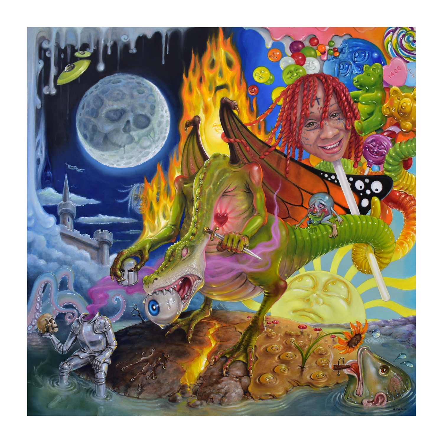 Trippie Redd - Trip at knight(直筆サイン入り) - CD